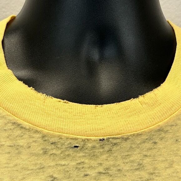 Vintage Distressed Storytelling Tree T Shirt Mens X-Large Central UMC VBS Yellow - Picture 4 of 13